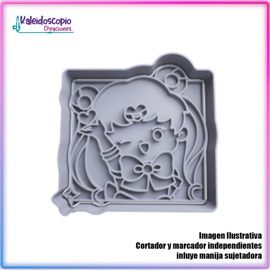 Sailor Moon Diorama - Cortador de Galletas y Fondant
