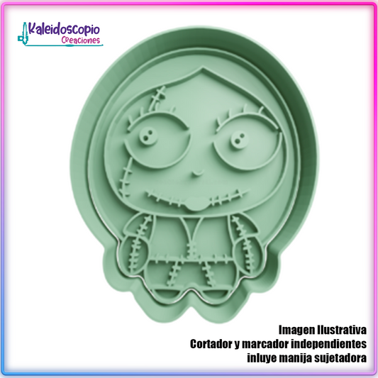 Sally Chibi Cortador de Galletas y Fondant