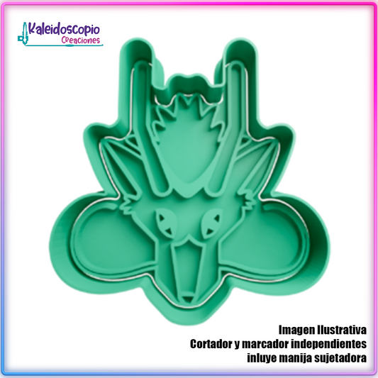 Shenlong Cabeza - Dragon Ball Z - Cortador de Galletas y Fondant
