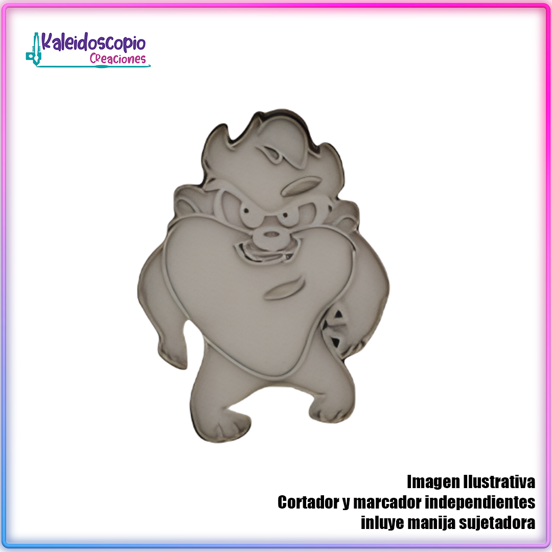 Demonio de Tazmania Baby Cortador de Galleta y Fondant Demonio de Tazmania Baby Cortador de Galleta y Fondant