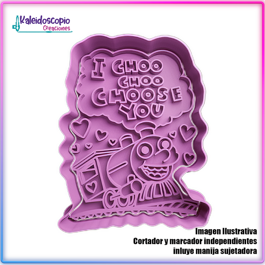 Tren Chu Chu - Los Simpsons - San Valentin - Cortador de Galletas y Fondant