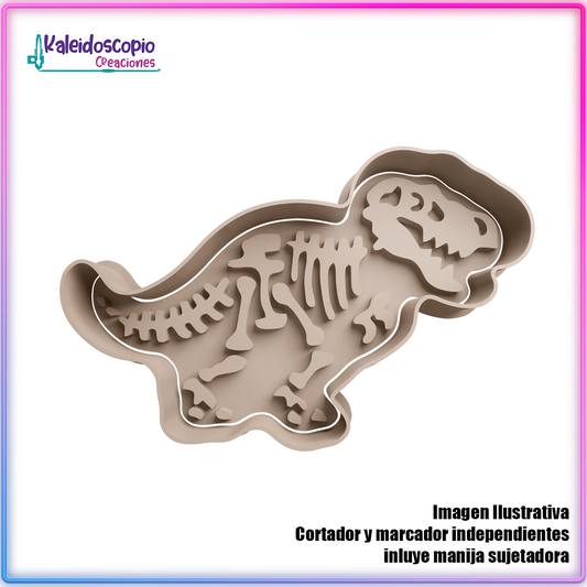 T-Rex Fosil Cortador para galletas
