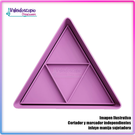 Trifuerza - Cortador para galletas y fondant