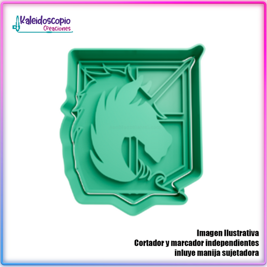 Tropas de Eldia - Cortador para galletas y fondant