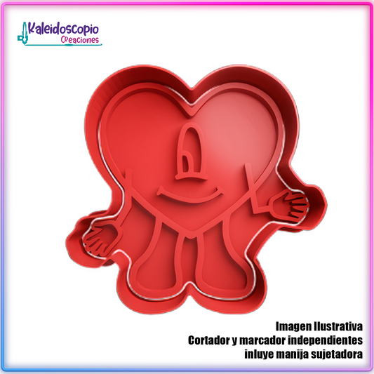 Corazon de Un Verano Sin Ti - Cortador de Galletas y Fondant