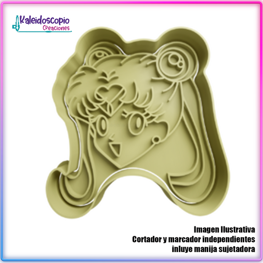 usagi sailor moon Cortador para galletas y fondant