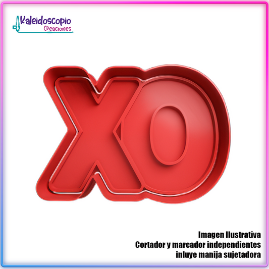 XO San Valentin - Cortador de Galletas y Fondant