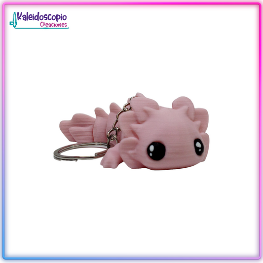 Ajolote Llavero Rosa - Flexy
