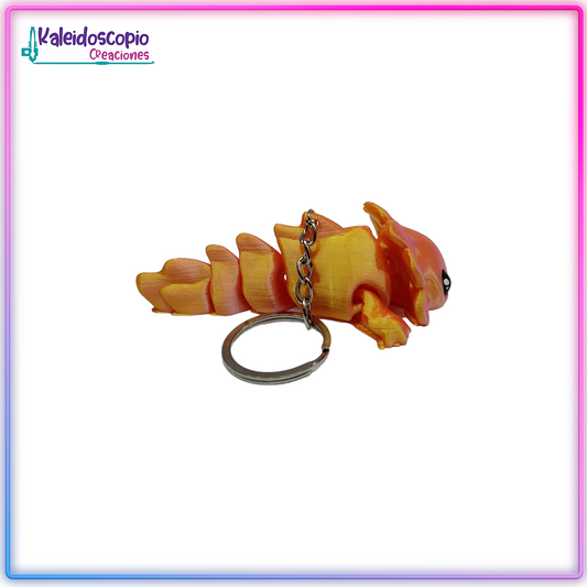 Ajolote Llavero Tornasol - Flexy