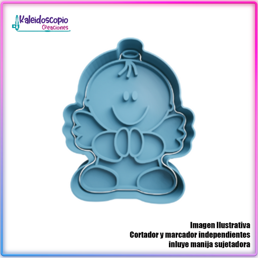 Angel bebé Cortador para galletas y fondant