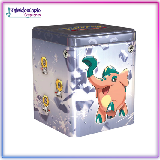Stacking Tin 2024 Lata Apilable Idioma Ingles-Pokemon Tcg -