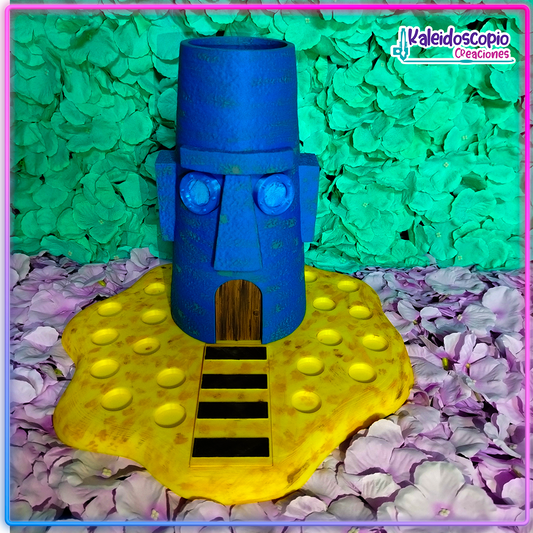 Coleccionador Casa de calamardo bob Esponja Vuala