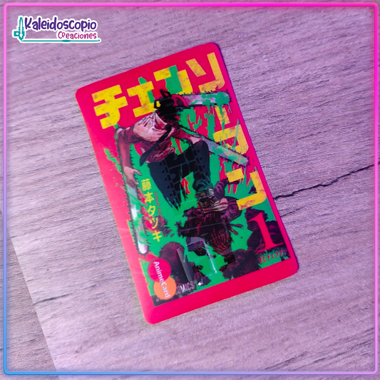 Denji Sticker para tarjeta