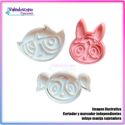 Chicas super poderosas pack caritas