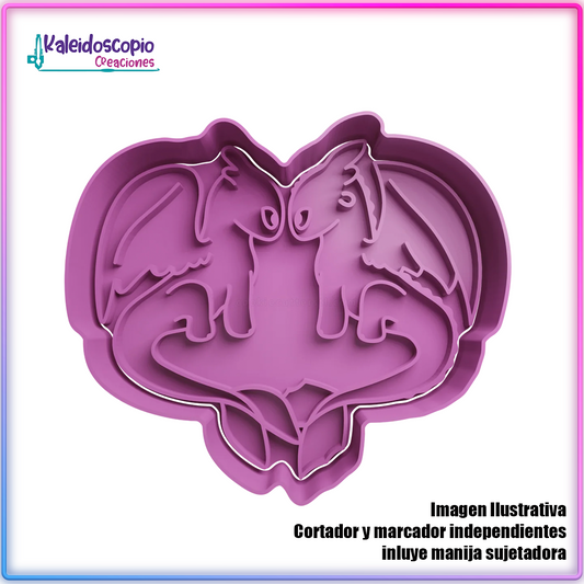 Chimuelo Corazon Cortador para galletas