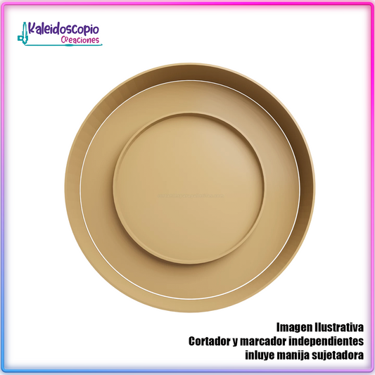 Galleta Circulo Cortador para galletas