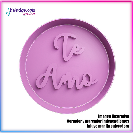 TE AMO San Valentin 2 - Cortador de Galletas y Fondant