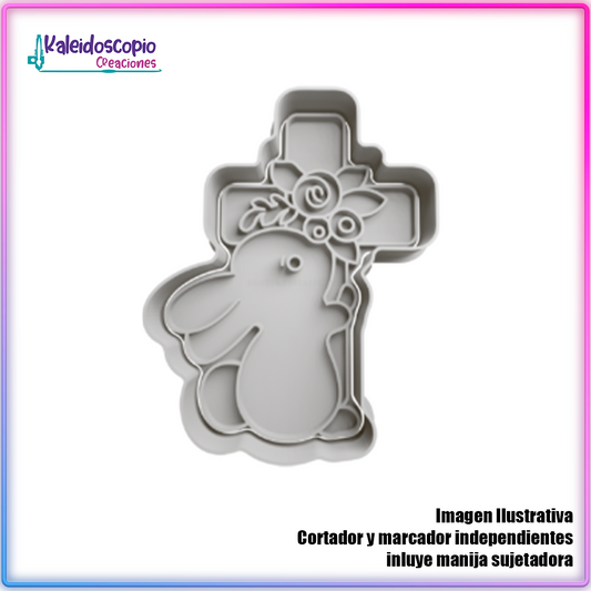 Cruz de pascua - Cortador para galletas y fondant