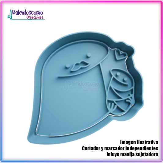 Padre deformito Cortador para galletas y fondant
