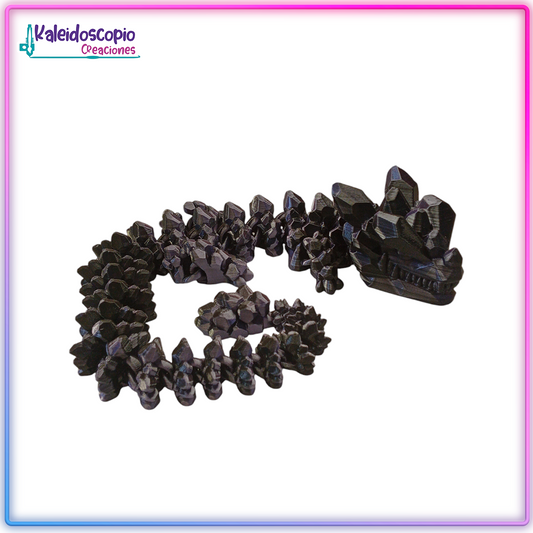 Dragon de Rocas Negro - Flexy