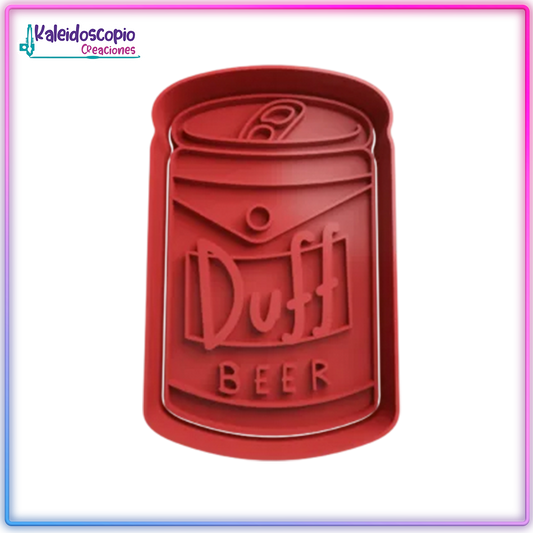 Cerveza Duff Cortador para galletas