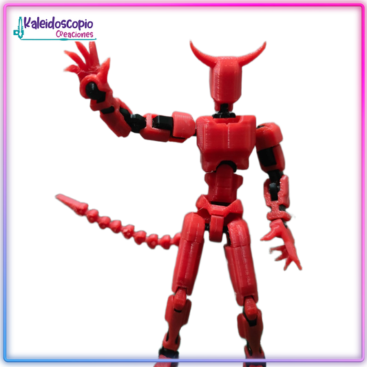Lucky Dummy T13 Demonio - Robot Multiarticulado