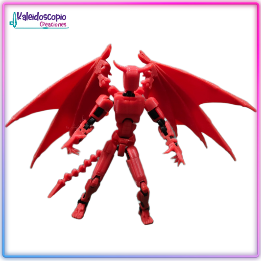 Lucky Dummy T13 Demonio - Robot Multiarticulado