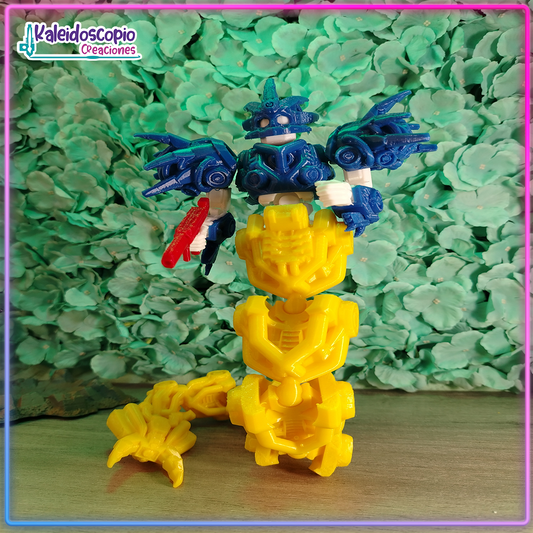 Lucky Dummy Guerrero Serpiente - Robot Multiarticulado