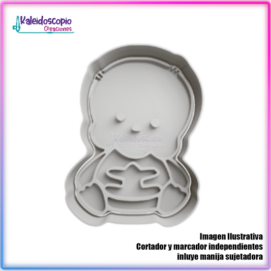 Esqueleto cute Cortador para galletas y fondant
