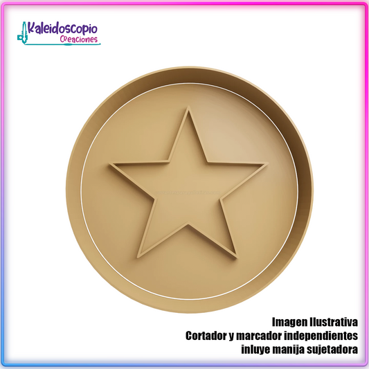 Galleta Estrella Cortador para galletas