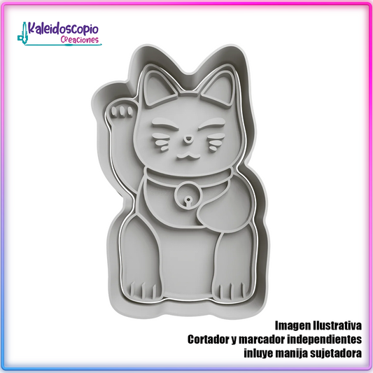 Gato de la Suerte Chino Cortador para galletas