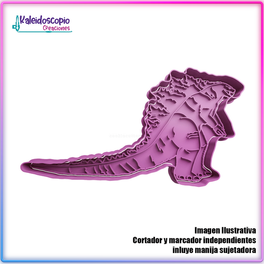 Godzilla Full Caminando Cortador para galletas