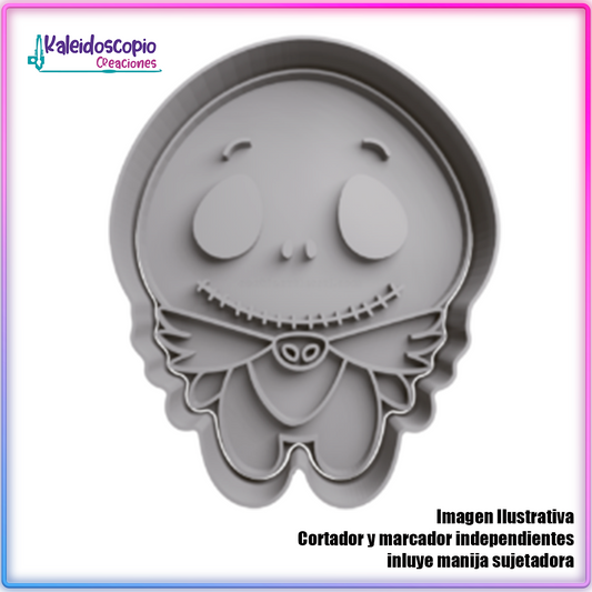Jack Skeleton Chibi Cortador de Galletas y Fondant