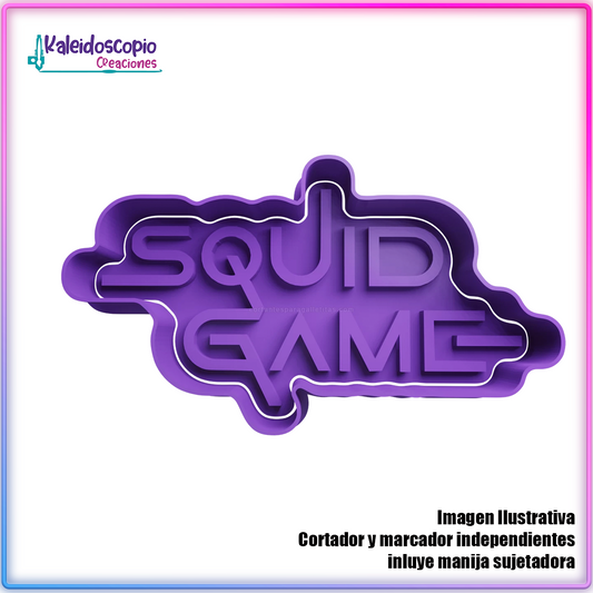 Logo Juego del Calamar Cortador para galletas
