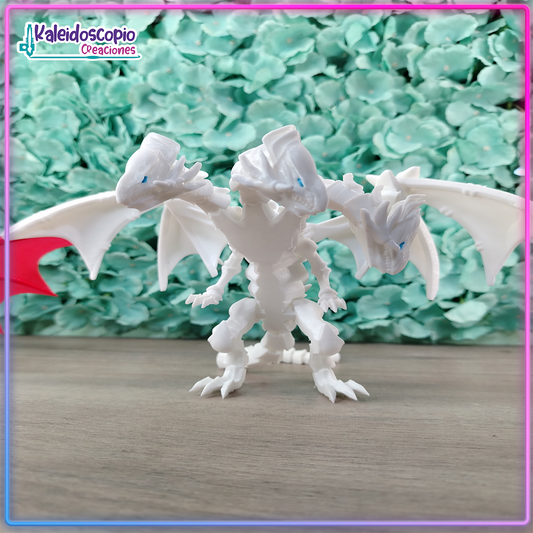 Dragón Blanco de Ojos Azules - Flexy