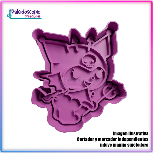 Kuromi Diablilla - Cortador para galletas y fondant