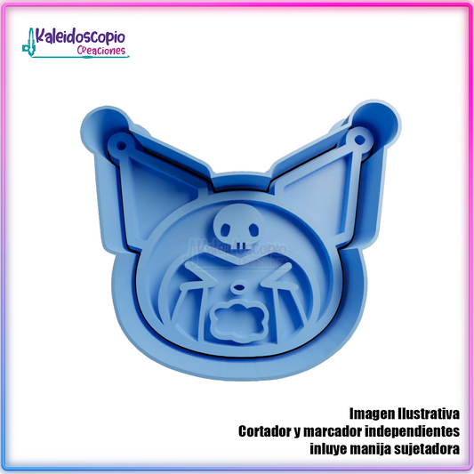Kuromi Llorando - Cortador para galletas y fondant