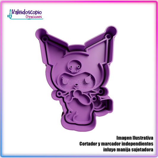 Kuromi Misteriosa - Cortador para galletas y fondant