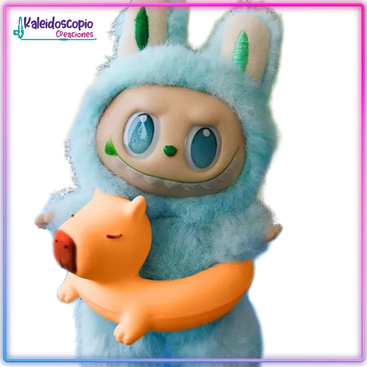 Flotador de Pato para Labubu