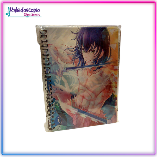 Libreta Tanjiro, Zanitsu e Inosuke Holografica - Libreta - Demon Slayer