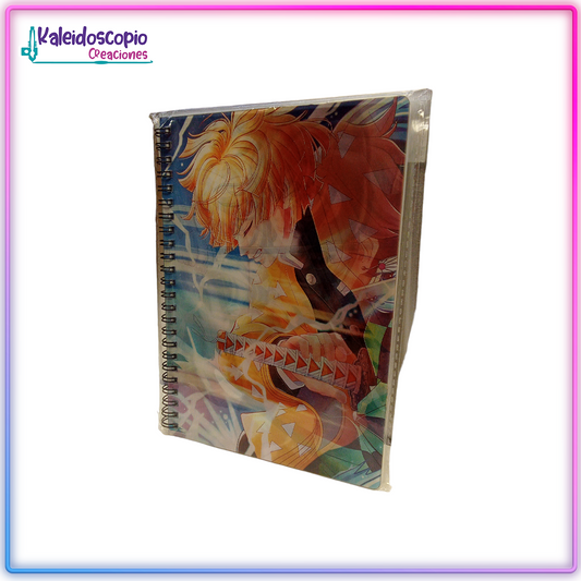 Libreta Tanjiro, Zanitsu e Inosuke Holografica - Libreta - Demon Slayer