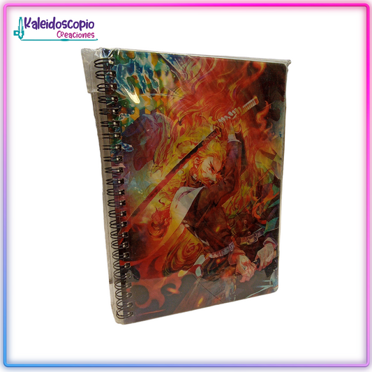 Libreta Pilares Demon Slayer Fases Holografica - Libreta - Demon Slayer