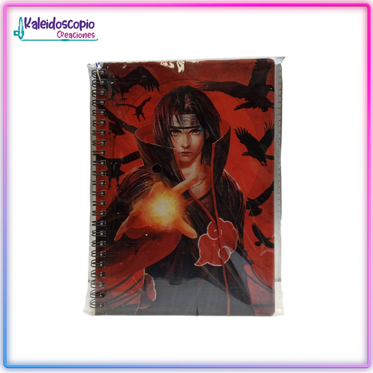 Libreta Itachi Uchiha Holografica - Libreta - Naruto