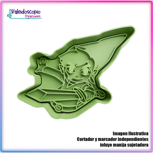 Link zelda- Cortador para galletas y fondant