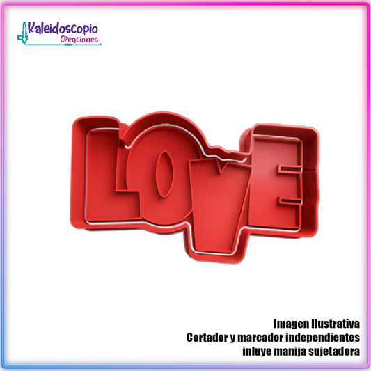 Love San Valentin - Cortador de Galletas y Fondant
