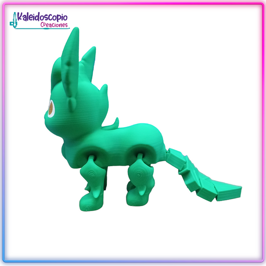 Figura de Leafeon - Flexy Pokemon