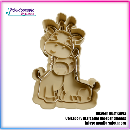 Mamá Jirafita Cortador para galletas y fondant