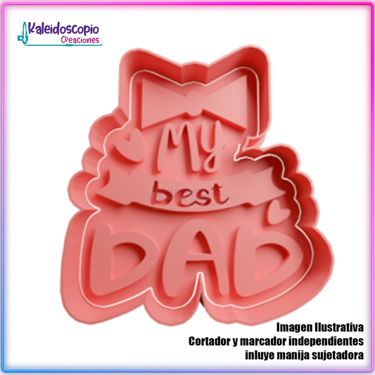 My best Dad Cortador para galletas y fondant