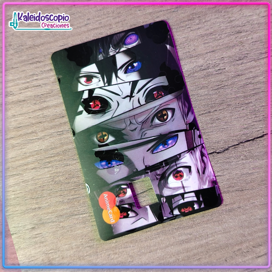 Naruto Sharingan Sticker para tarjeta