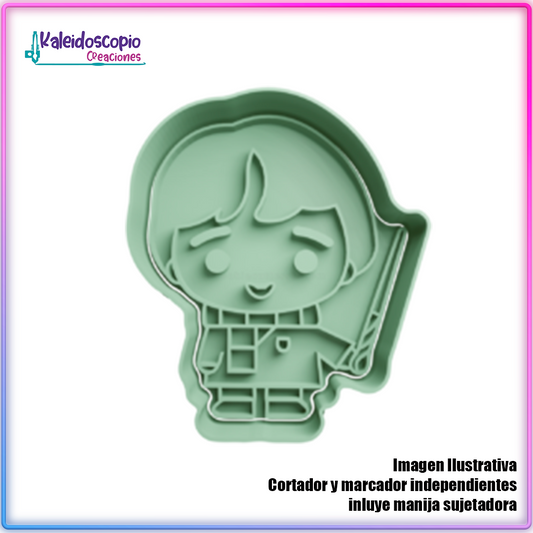 Neville con varita Cortador para galletas y fondant